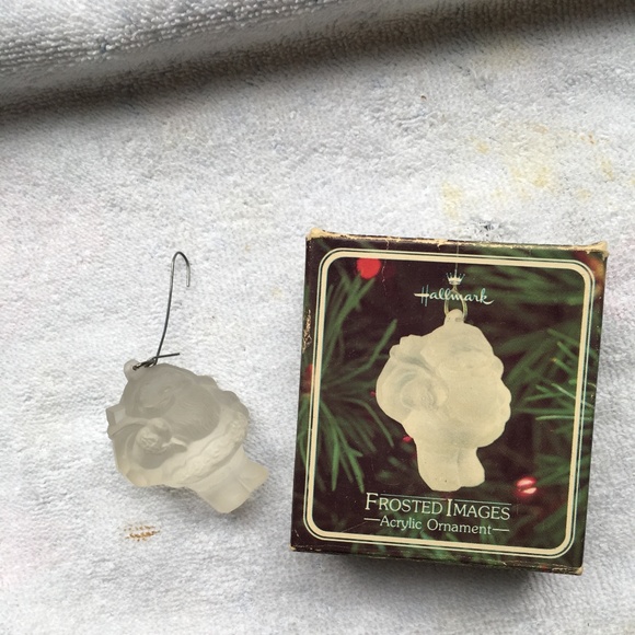 Hallmark Other - 1980 Hallmark Frosted Images Acrylic Santa